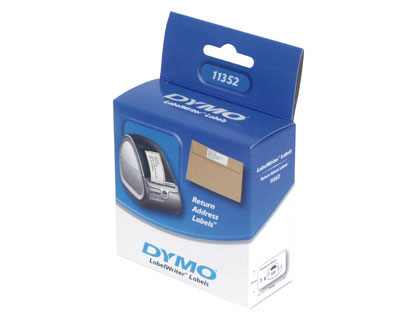 500 etiquetas Dymo remite 25x54 mm.